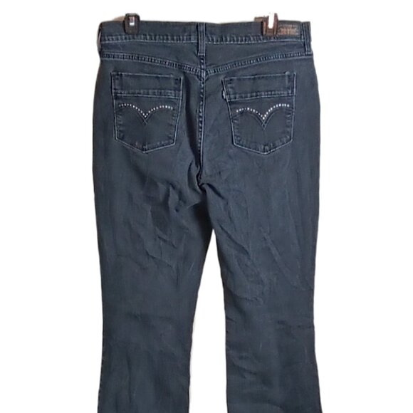 Levi's Women's Boot Cut Jeans - Dark Blue - Picture 4 of 4